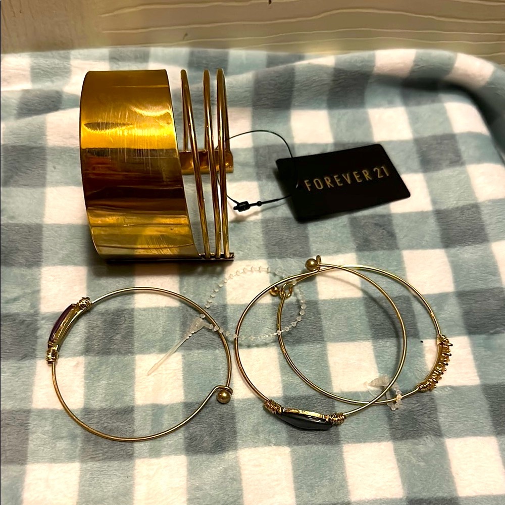 Gold tones Bracelet bundles